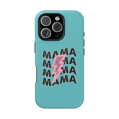 Mama Lightning Magnetic Impact Phone Case — Protective iPhone Cover for Moms