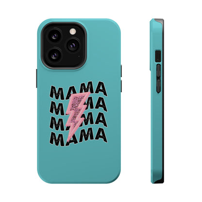 Mama Lightning Magnetic Impact Phone Case — Protective iPhone Cover for Moms