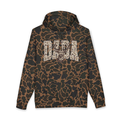 Dad Deer Camo Hoodie — Rustic Father’s Day Hunting Sweatshirt
