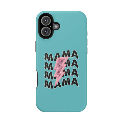 Mama Lightning Magnetic Impact Phone Case — Protective iPhone Cover for Moms