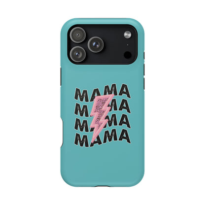 Mama Lightning Magnetic Impact Phone Case — Protective iPhone Cover for Moms