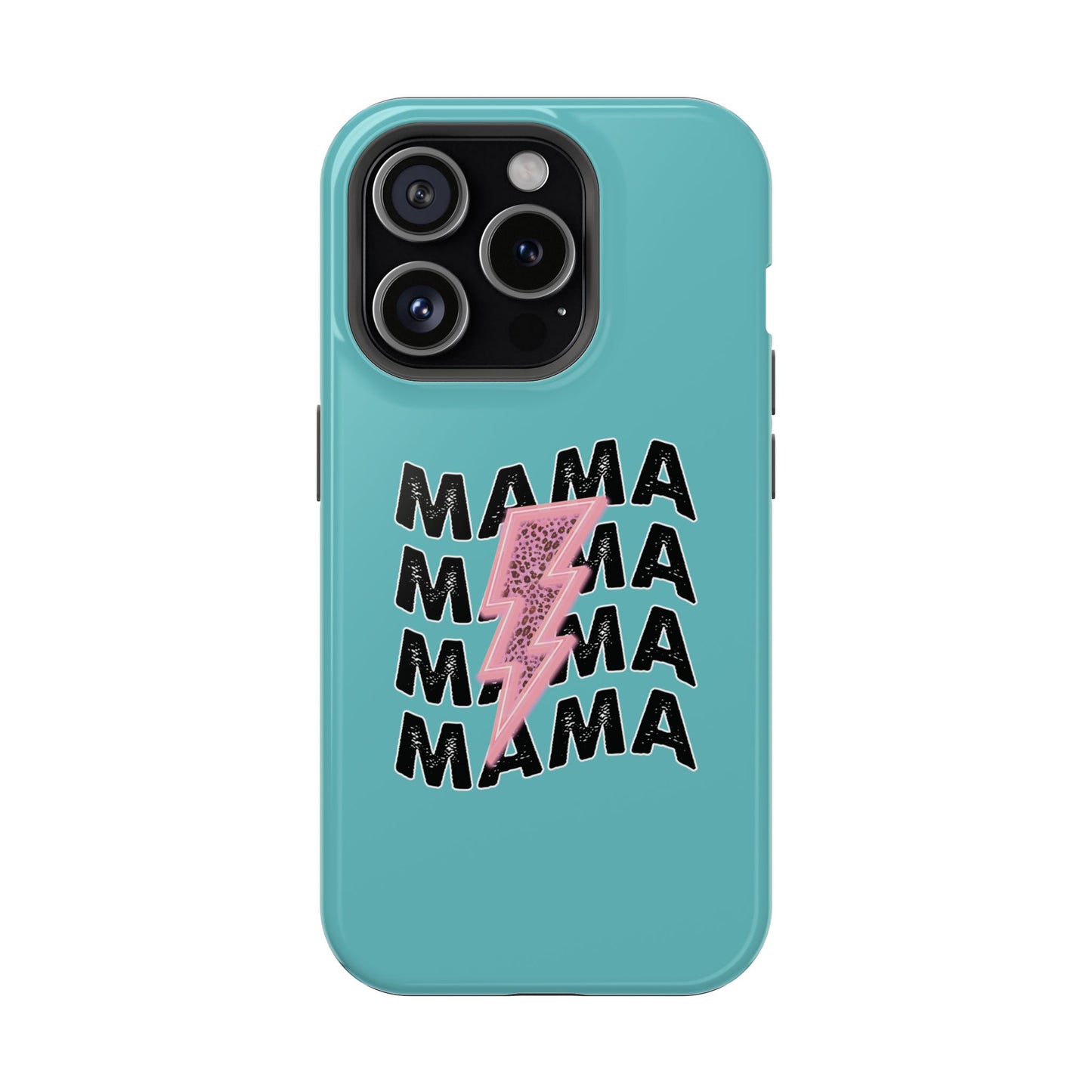 Mama Lightning Magnetic Impact Phone Case — Protective iPhone Cover for Moms
