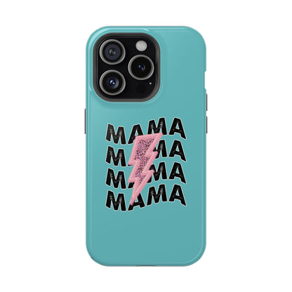 Mama Lightning Magnetic Impact Phone Case — Protective iPhone Cover for Moms