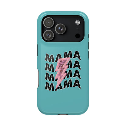 Mama Lightning Magnetic Impact Phone Case — Protective iPhone Cover for Moms