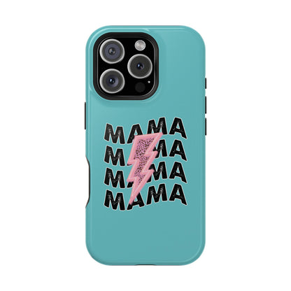 Mama Lightning Magnetic Impact Phone Case — Protective iPhone Cover for Moms
