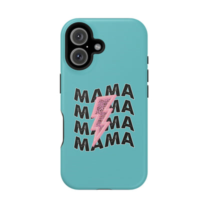 Mama Lightning Magnetic Impact Phone Case — Protective iPhone Cover for Moms