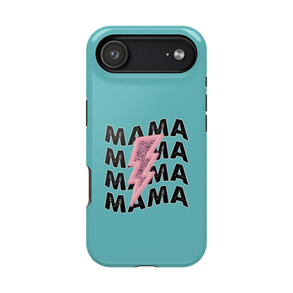 Mama Lightning Magnetic Impact Phone Case — Protective iPhone Cover for Moms