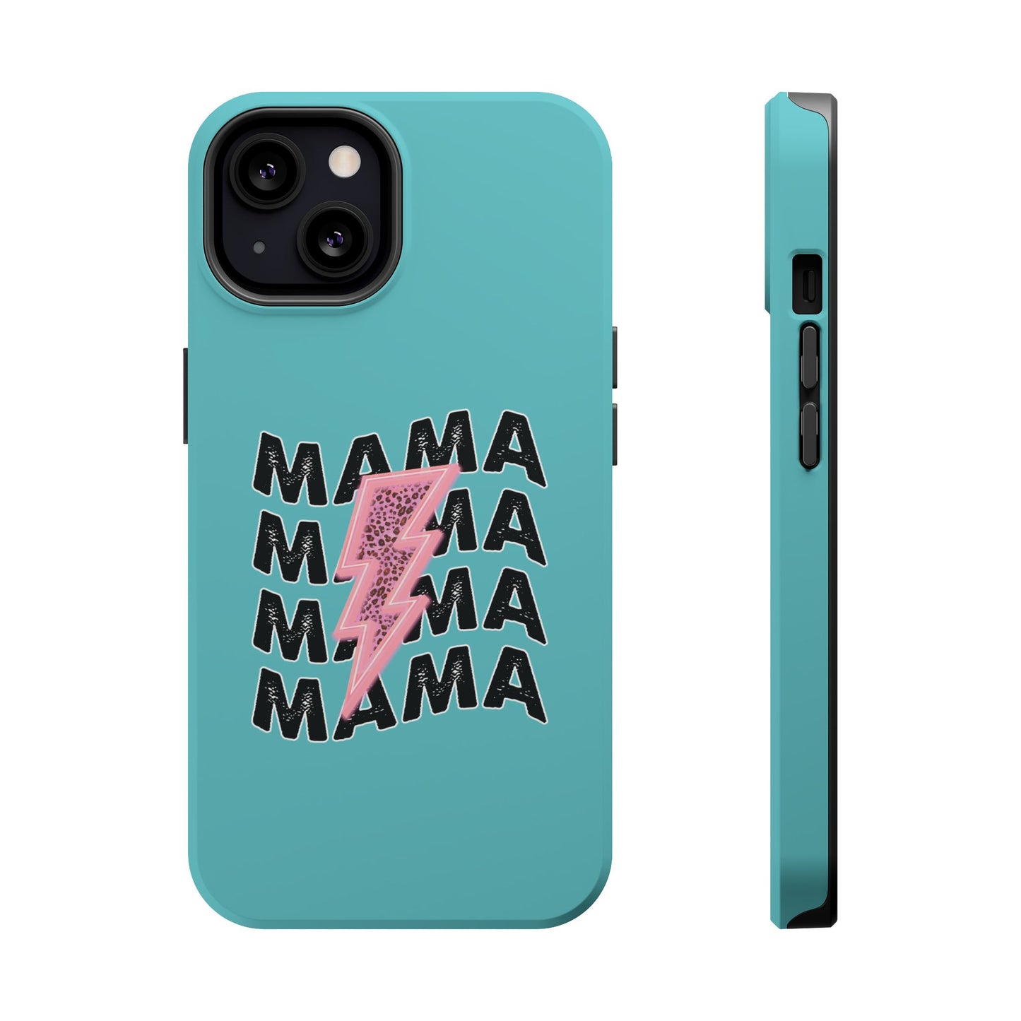 Mama Lightning Magnetic Impact Phone Case — Protective iPhone Cover for Moms