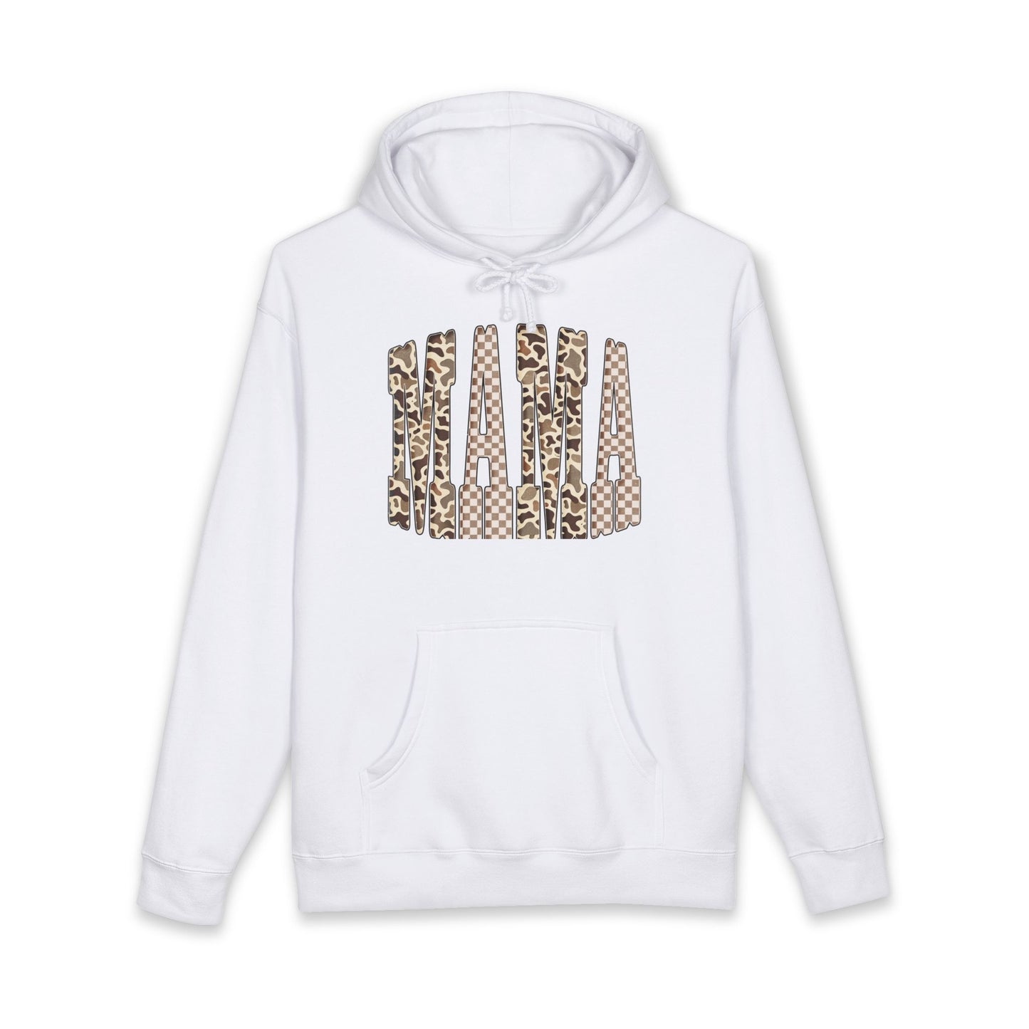 Mama Leopard Print Hoodie — Women's Mom Sweatshirt, Animal Print Mother's Day Gift