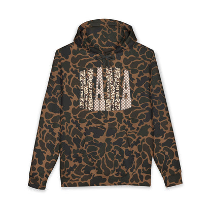 Mama Leopard Print Hoodie — Women's Mom Sweatshirt, Animal Print Mother's Day Gift
