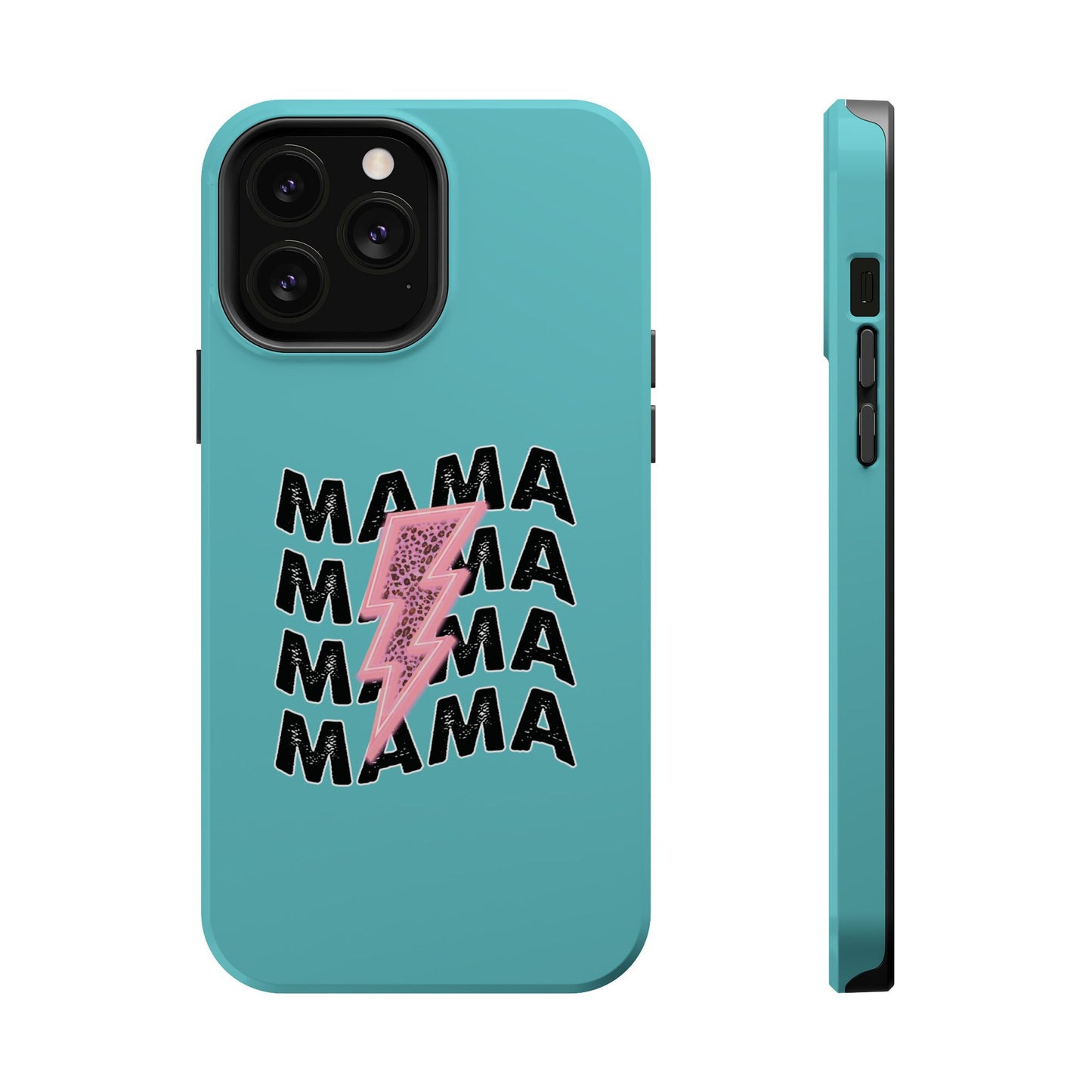 Mama Lightning Magnetic Impact Phone Case — Protective iPhone Cover for Moms