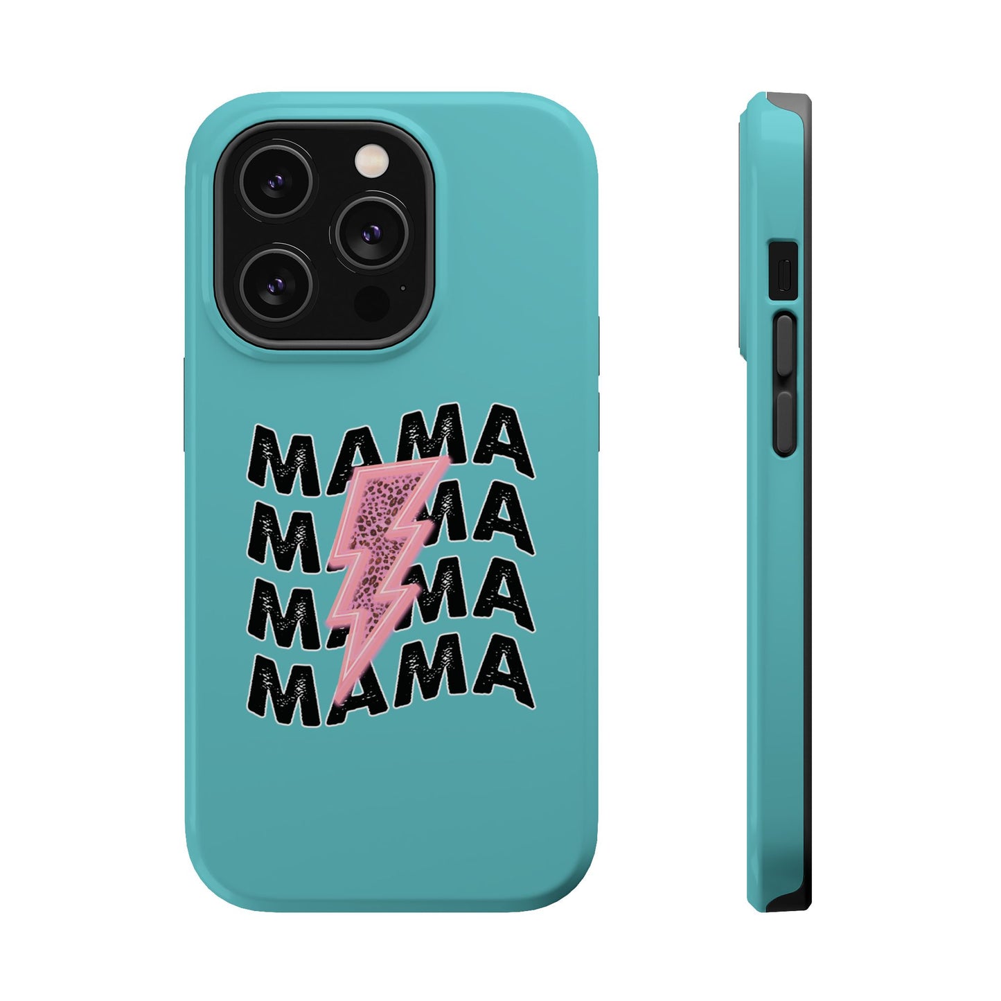 Mama Lightning Magnetic Impact Phone Case — Protective iPhone Cover for Moms