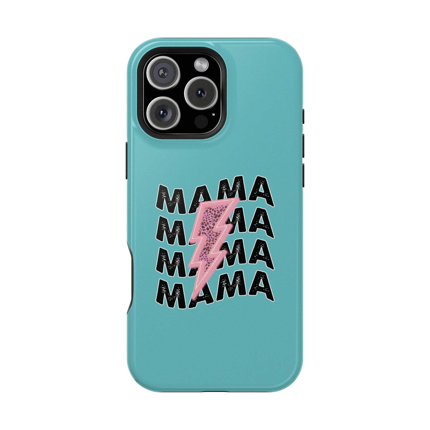 Mama Lightning Magnetic Impact Phone Case — Protective iPhone Cover for Moms