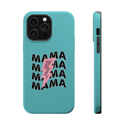 Mama Lightning Magnetic Impact Phone Case — Protective iPhone Cover for Moms