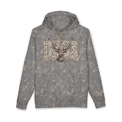 Dad Deer Camo Hoodie — Rustic Father’s Day Hunting Sweatshirt