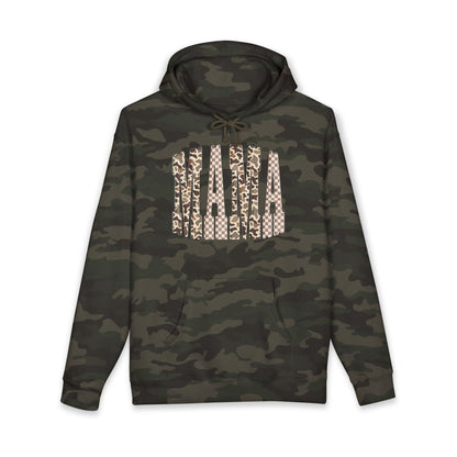 Mama Leopard Print Hoodie — Women's Mom Sweatshirt, Animal Print Mother's Day Gift