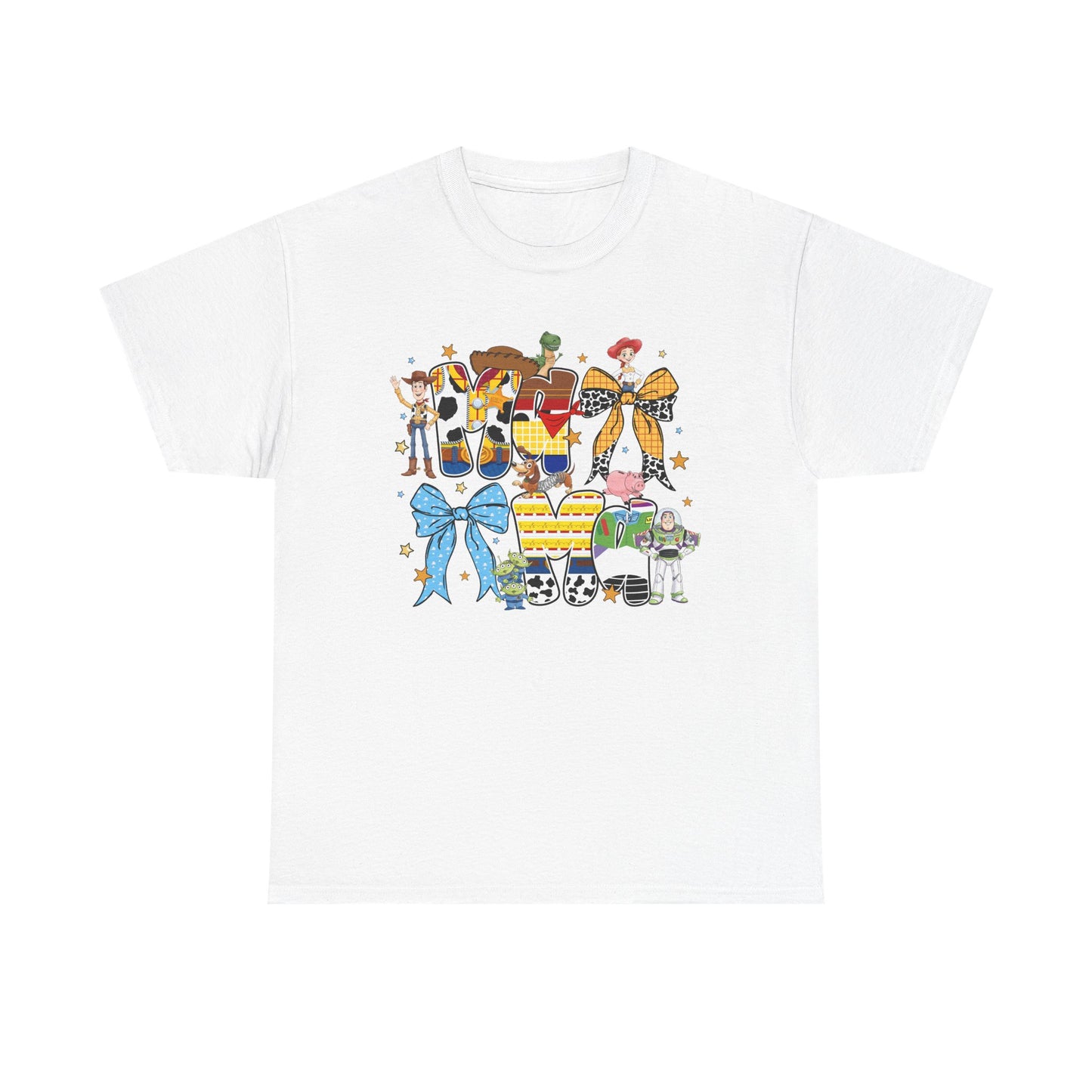 TOY STORY MAMA Graphic Tee — Colorful Summer Sandals Design