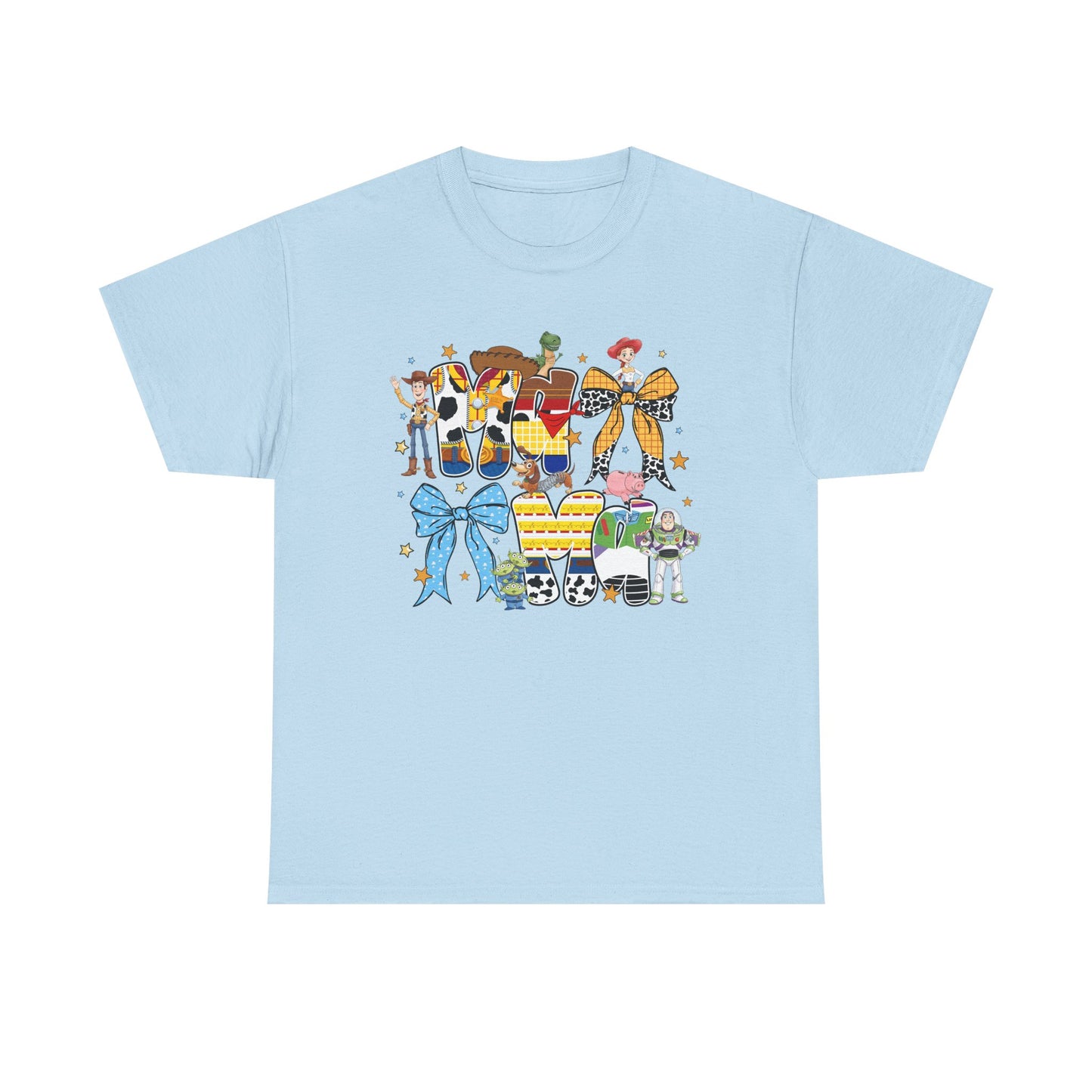 TOY STORY MAMA Graphic Tee — Colorful Summer Sandals Design