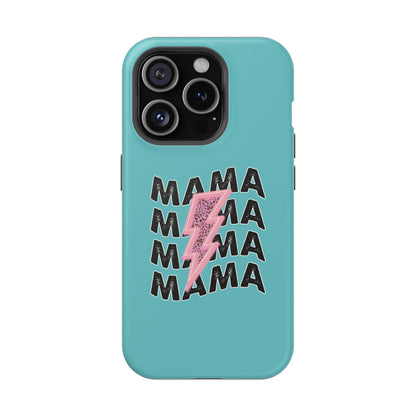 Mama Lightning Magnetic Impact Phone Case — Protective iPhone Cover for Moms