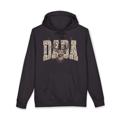 Dad Deer Camo Hoodie — Rustic Father’s Day Hunting Sweatshirt